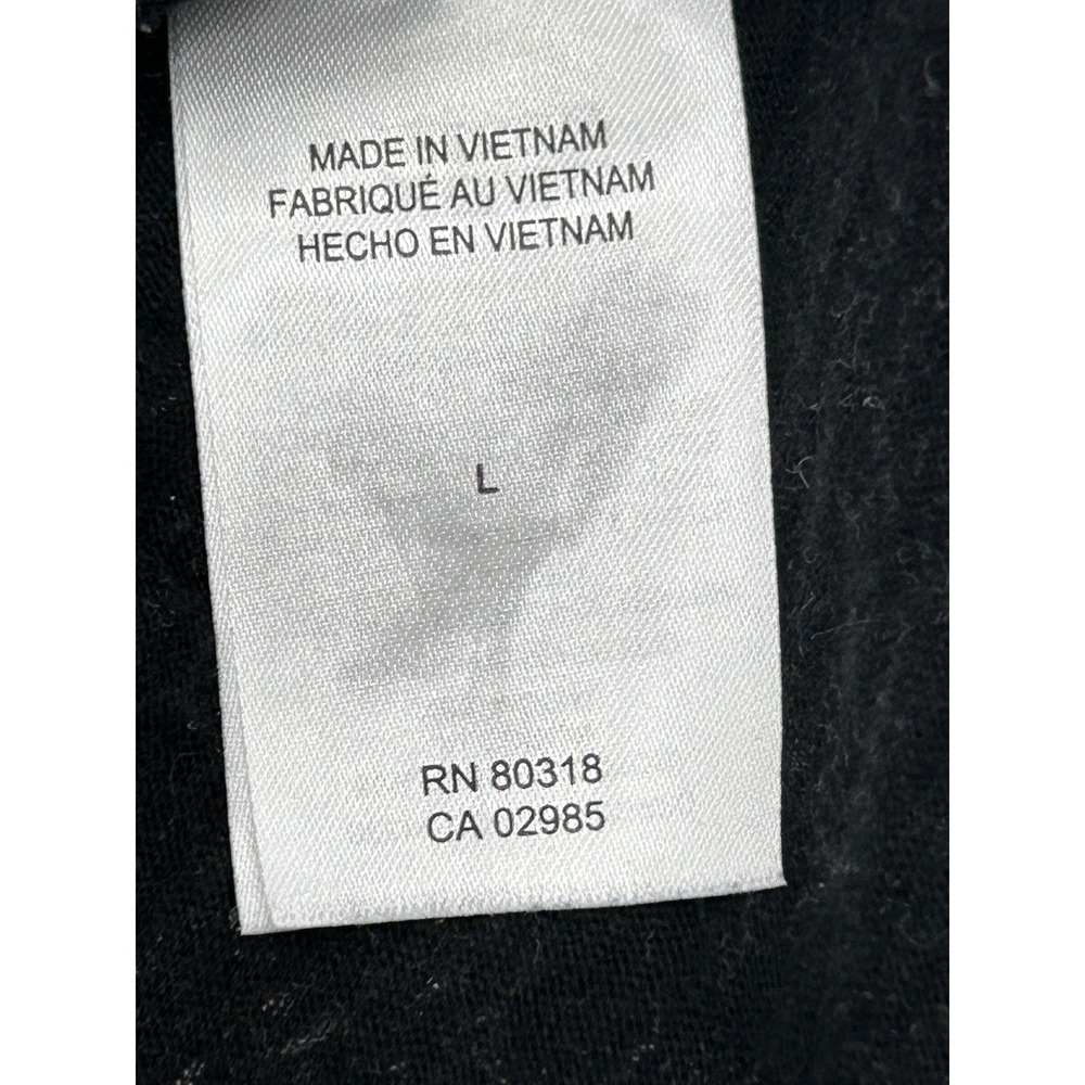 Lucky Brand Boho Peasant Blouse Black Bandana Print Top L - Picture 6 of 8